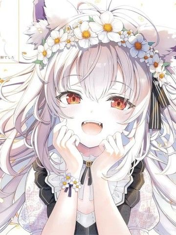 (C105)梦想白狐戏画漆