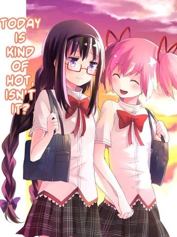 なんか今日わあっつーいね(魔法少女まどか☆マギカ)