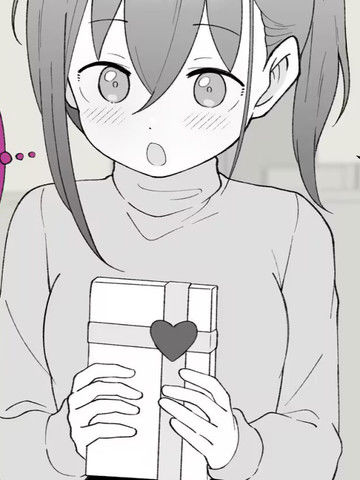 变成女生之后因为不知道女生是怎么送巧克力而汗流浃背的老弟